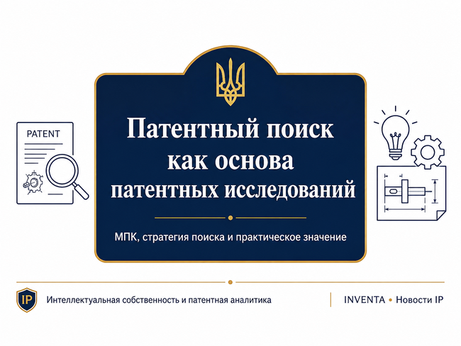 ПАТЕНТНЫЙ ПОИСК, КАК СОСТАВЛЯЮЩАЯ ЧАСТЬ ПАТЕНТНЫХ ИССЛЕДОВАНИЙ
